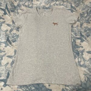 PINK Victoria's Secret Gray T-Shirt